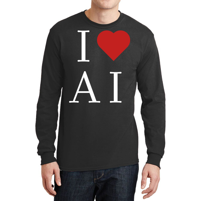 I Love Ai Long Sleeve Shirts | Artistshot