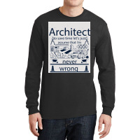 Architect Travel Vintage Long Sleeve Shirts | Artistshot