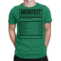 Awesome And Funny Nutrition Label Architect Architects Architecture Sa T-shirt | Artistshot