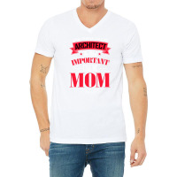 Some People Call Me Architect The Most Important Call Me Mom Retro V-neck Tee | Artistshot