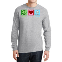 Peace Love Robotics Long Sleeve Shirts | Artistshot