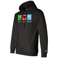 Peace Love Robotics Champion Hoodie | Artistshot