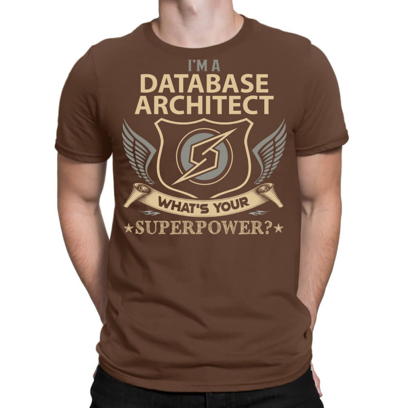 Database Architect T  Superpower Gift Item Tee T-shirt | Artistshot