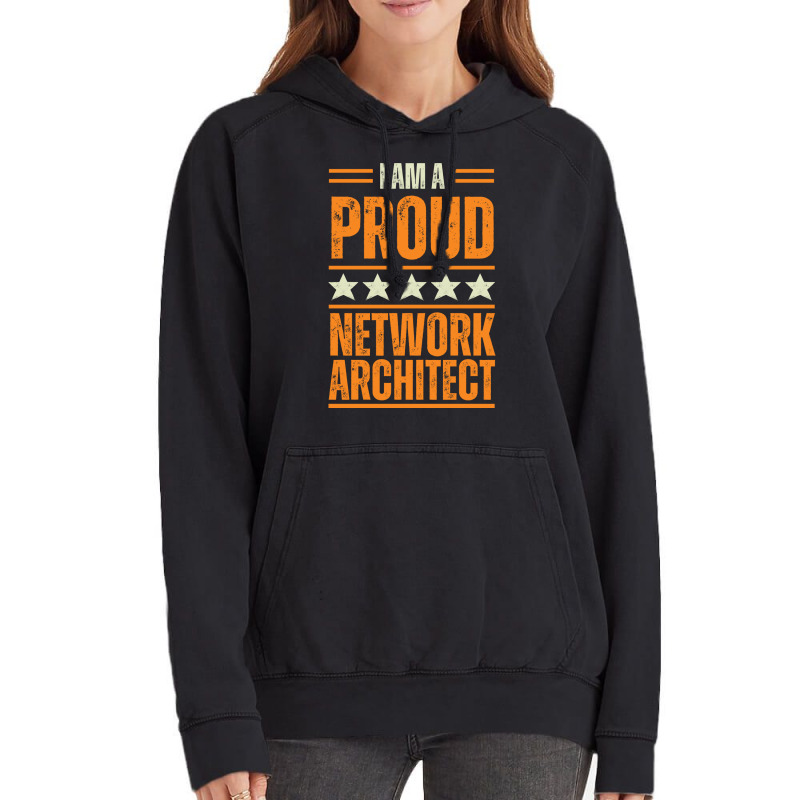 Proud Network Architect Music Vintage Hoodie | Artistshot