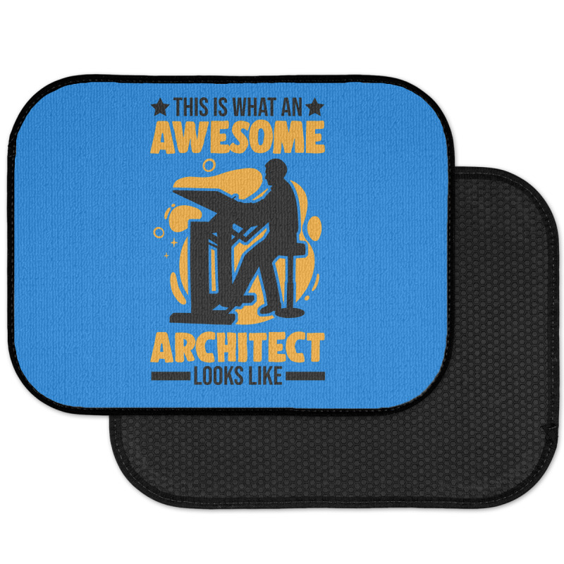 Architect Awesome Architecture Girl Rear Car Mat | Artistshot