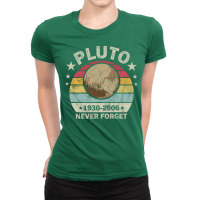 Pluto Never Forget Cool Ladies Fitted T-shirt | Artistshot