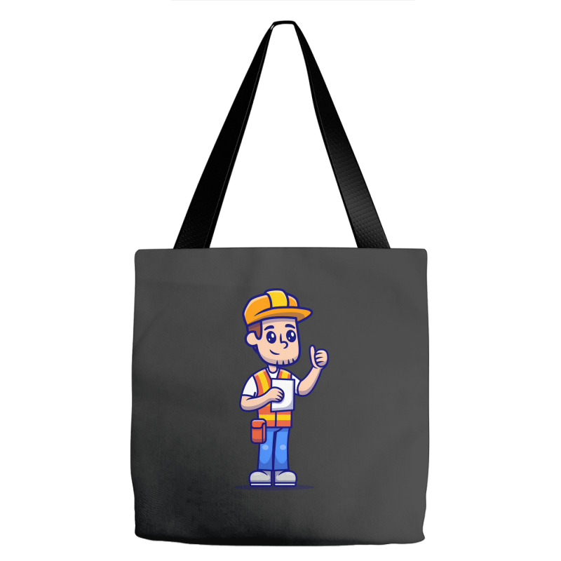 Man Architect Construction Holding Paper Sketch Cool Tote Bags | Artistshot