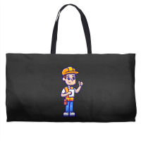 Man Architect Construction Holding Paper Sketch Cool Weekender Totes | Artistshot