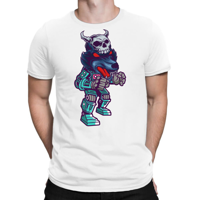 Wolf Robot Robot Machine Computer Toy T-shirt | Artistshot