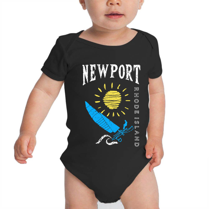 Sailboat Catamaran Newport Rhode Island Baby Bodysuit by Anyaran | Artistshot