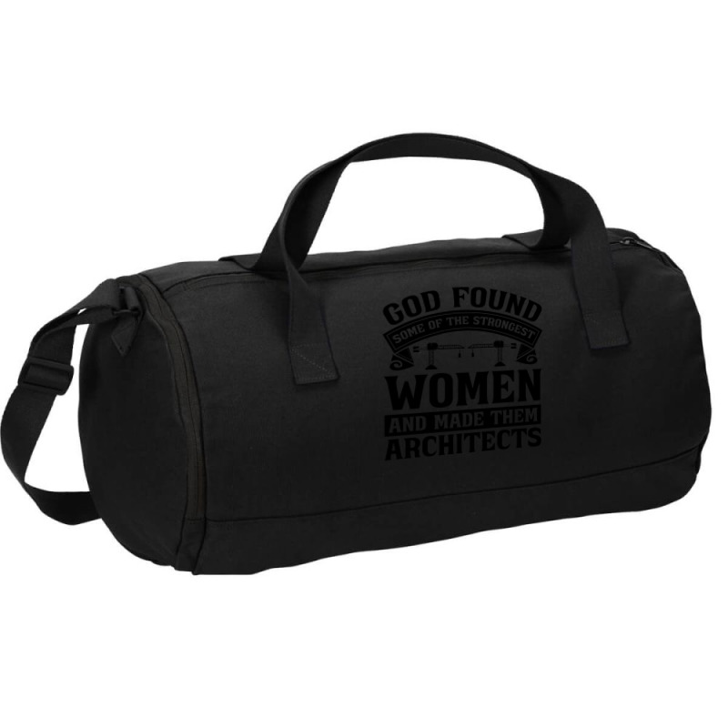 Architect God Found Som Architecture Architects Nostalgia Duffel Bag | Artistshot