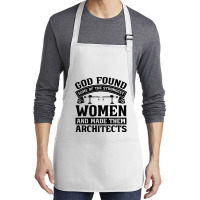 Architect God Found Som Architecture Architects Nostalgia Medium-length Apron | Artistshot