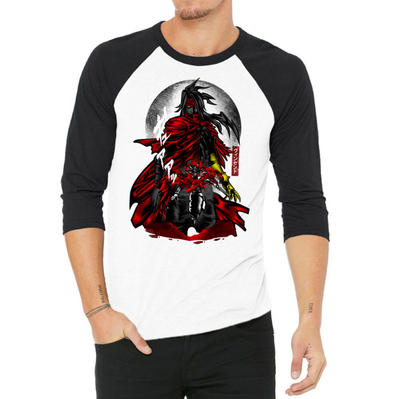 Demon Red Cape 3/4 Sleeve Shirt by zakerincute9 | Artistshot