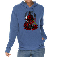 Demon Red Cape Lightweight Hoodie | Artistshot