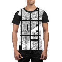 Philadelphia Usa City Map Typography Light Graphic T-shirt | Artistshot