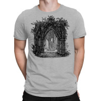 Gothic Arches Cathedral Garden Architecture Quote T-shirt | Artistshot