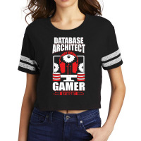 Data Architecture Database Architect Gamer Gift Vintage Scorecard Crop Tee | Artistshot