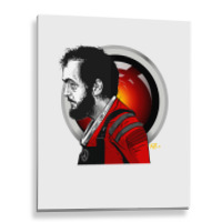 Stanley Kubrick   An Illustration Metal Print Vertical | Artistshot