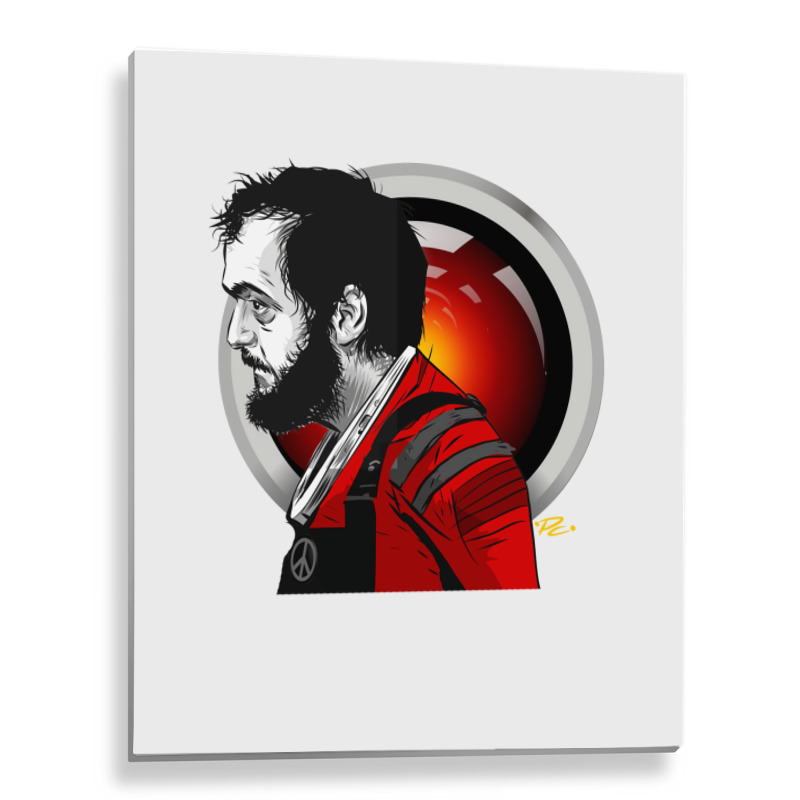 Stanley Kubrick   An Illustration Metal Print Vertical | Artistshot