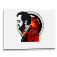 Stanley Kubrick   An Illustration Metal Print Horizontal | Artistshot