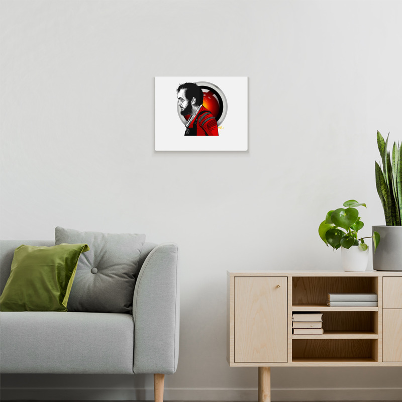 Stanley Kubrick   An Illustration Metal Print Horizontal | Artistshot