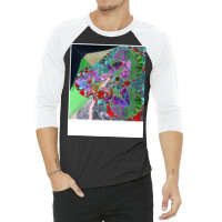 Satellite City In Urban Global Map Collage Art 70s 3/4 Sleeve Shirt | Artistshot