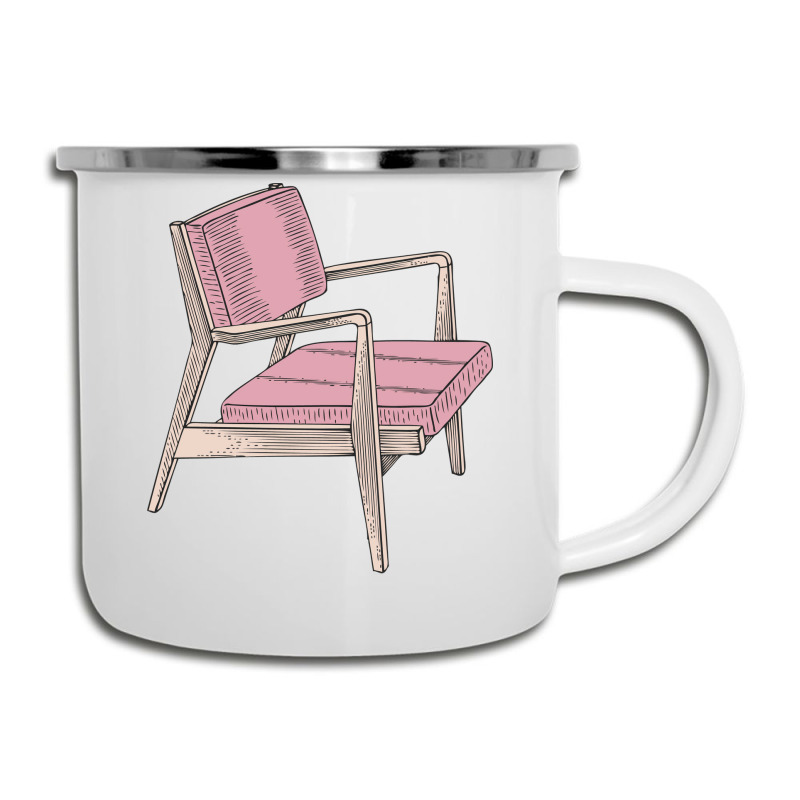 Pink Modern Chair Hippie Camper Cup | Artistshot