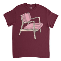 Pink Modern Chair Hippie Classic T-shirt | Artistshot