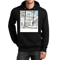 Geisel Library In Ecopop Landscape Brutalist Modern Architecture Art 7 Unisex Hoodie | Artistshot