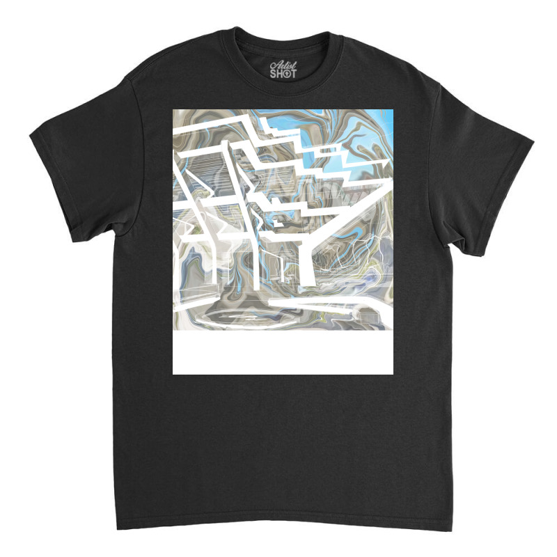 Geisel Library In Ecopop Landscape Brutalist Modern Architecture Art 7 Classic T-shirt | Artistshot