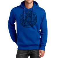 Vintage Leaves And Scrolls Nature Medallion Design Nostalgia Unisex Hoodie | Artistshot