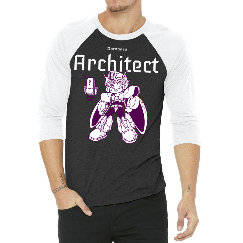 Handsome Data Architect Nostalgia 3/4 Sleeve Shirt | Artistshot