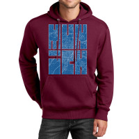 Munich Germany City Map Typography Blueprint Unisex Hoodie | Artistshot