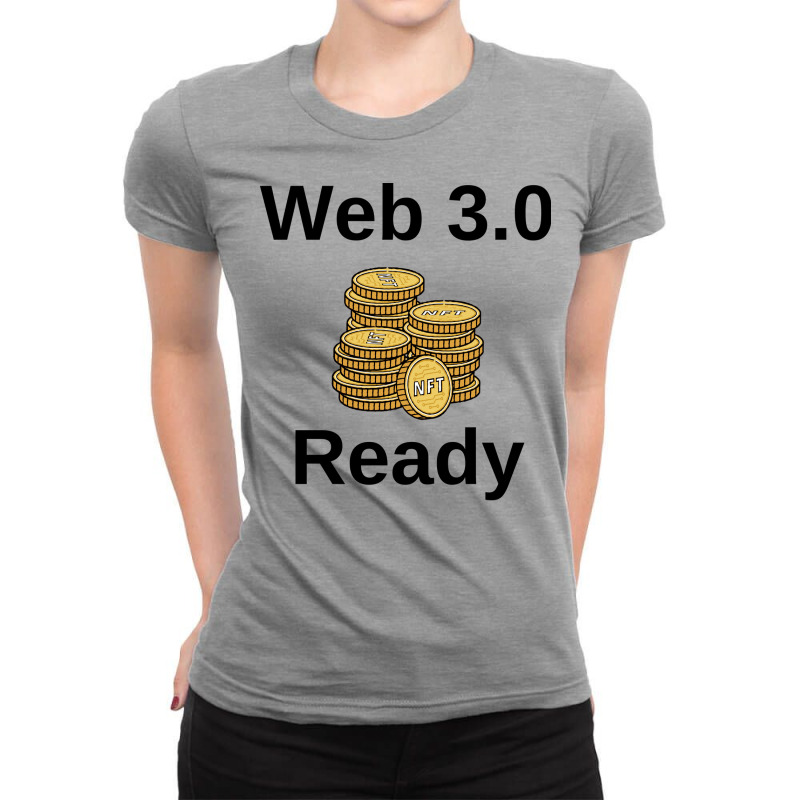 Web 30 Ready With Nfts Ladies Fitted T-Shirt by azaouitlagaey | Artistshot