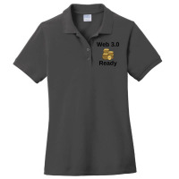 Web 30 Ready With Nfts Ladies Polo Shirt | Artistshot