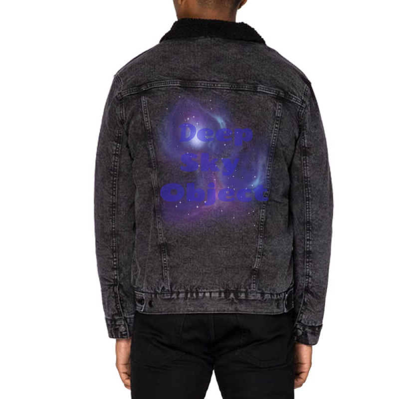 Deep Sky Object Love Unisex Sherpa-lined Denim Jacket | Artistshot