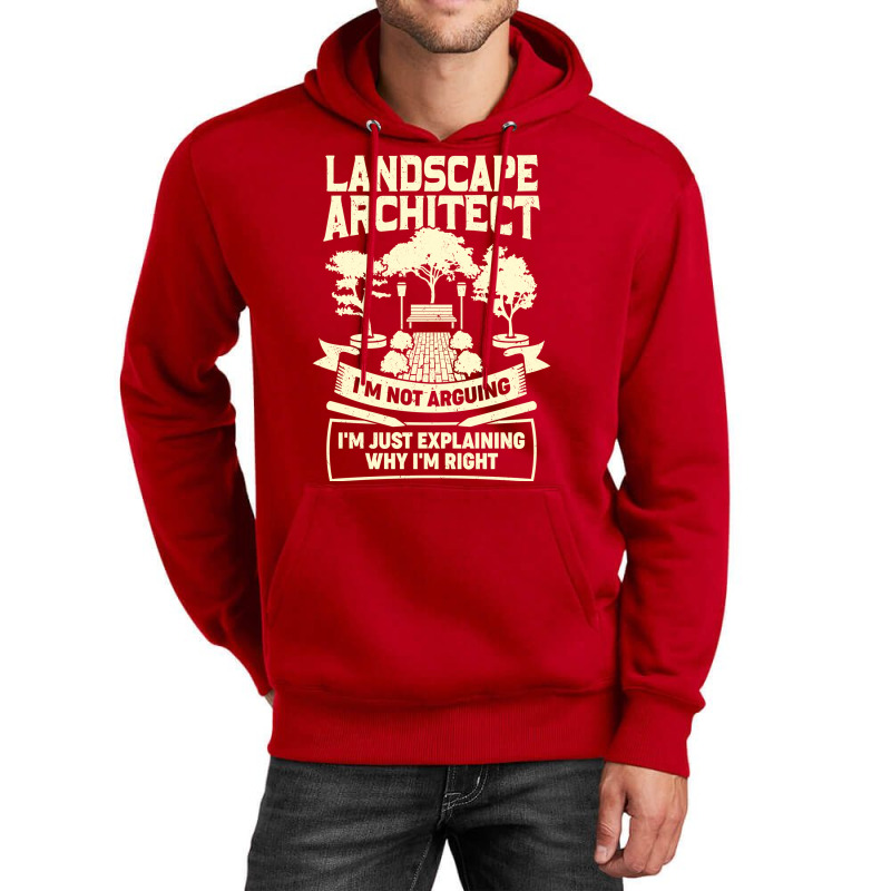 Funny Landscape Architect Job Designer Gift Gift Unisex Hoodie | Artistshot