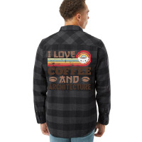 I Love Coffee And Architecture Retro Sunset Gift Quote Flannel Shirt | Artistshot