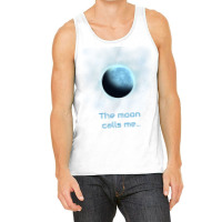 The Moon Calls Me Red Tank Top | Artistshot