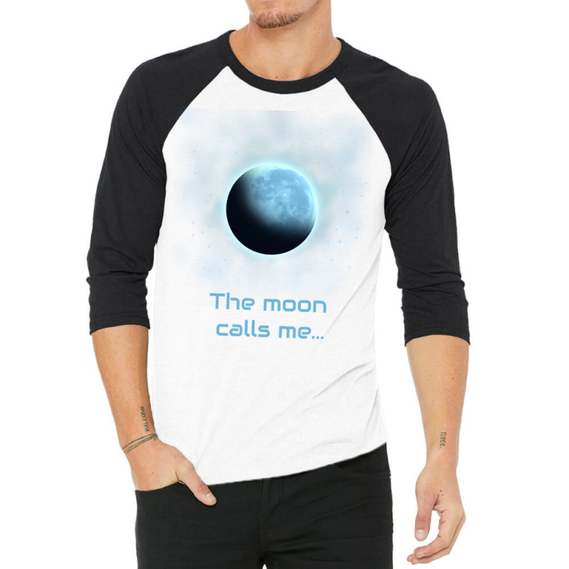 The Moon Calls Me Red 3/4 Sleeve Shirt | Artistshot