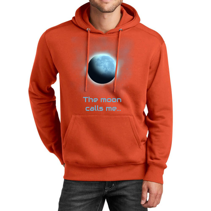 The Moon Calls Me Red Unisex Hoodie | Artistshot