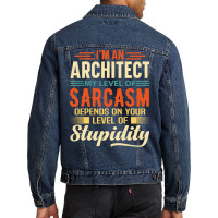 Im An Architect 70s Men Denim Jacket | Artistshot