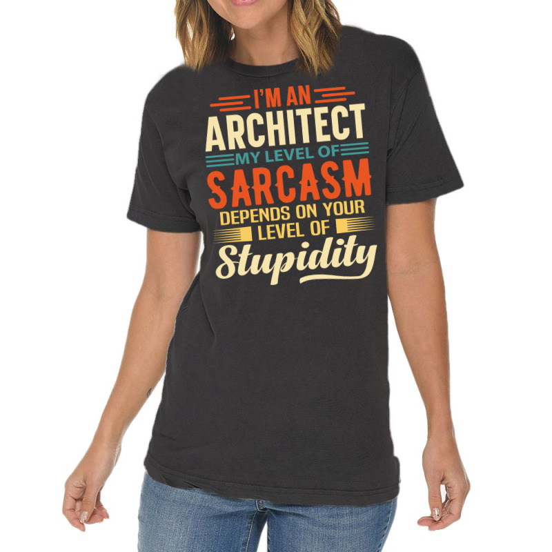 Im An Architect 70s Vintage T-shirt | Artistshot