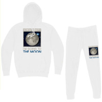 Screw Gravity Im Going To The Moon Moon Lunar Space Lover Hoodie & Jogger Set | Artistshot