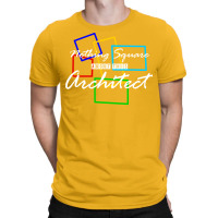 Nothing Square Architect Design Green T-shirt | Artistshot