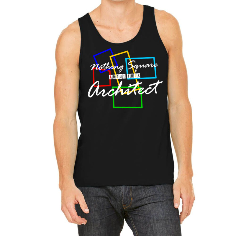 Nothing Square Architect Design Green Tank Top | Artistshot