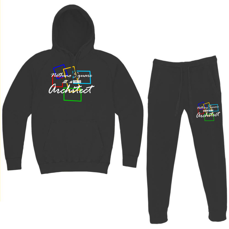 Nothing Square Architect Design Green Hoodie & Jogger Set | Artistshot