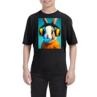 Artistshot Limited Edition Easter Bunny Festival Headphone Headphones Youth Tee | Artistshot