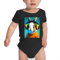 Artistshot Limited Edition Easter Bunny Festival Headphone Headphones Baby Bodysuit | Artistshot