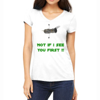 See You First Hubble Design Girl Women's V-neck T-shirt | Artistshot